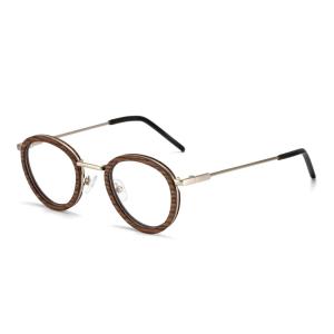 Retro Unisex Polarized Wooden Frame Glasses Wood Frame Prescription Sunglasses