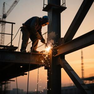 Corrugated Steel Panel Prefab Metal Warehouse Anti Corrosion Coating Free Design