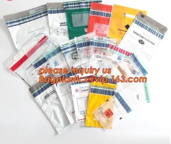 Buy Personalised Mailing Bags Bank Tamper Evident Security Secure Courier at wholesale prices