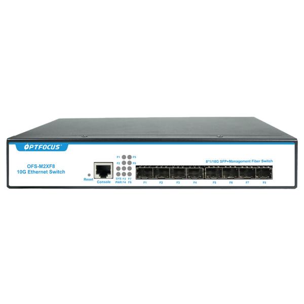 L3 managed 8 port Gigabit / 10G Uplink SFP+ Port Smart Network industrial