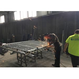 Hot dip galvanized steel garrison fence 2100MM X 2400MM