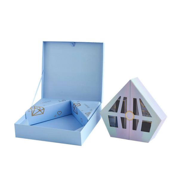 Custom gift box, high-end special-shaped cosmetics, double door gift box, water