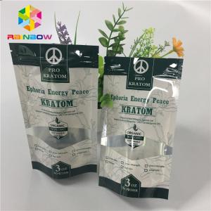 Resealable Smell Proof Mylar Stand Up Pouches With Window