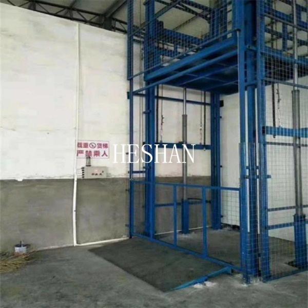 Heavy Duty Vertical Hydraulic Cargo Lift Platform Construction Goods Lift Elevator