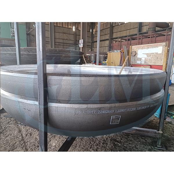 Carbon Steel Hemispherical Dished Head With 120mm Thickness