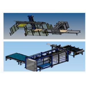 Blue Food Sterilization Equipment Glass Bottles Palletizer 12000 Bottles / Hour