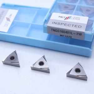China TNGG1604 Negative Turning Inserts with 2W Finish Chipbreakers and MC1020/PV1120 Grade on sale