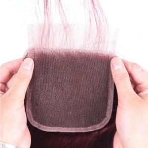 Silky Straight Virgin Brazilian 100 Human Hair Extensions 99J Color