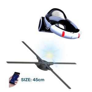 The Mall Uses LED 3d Holographic Display Fan