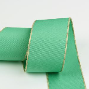 10mm-38mm Stitched Polyester Grosgrain Ribbon ISO9001 Solid Pattern