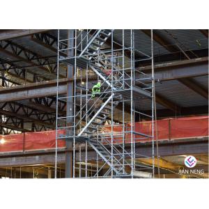 Kwikstage / K - Stage Industrial Scaffold Stair Tower 2.5m *1.2m With Handrail