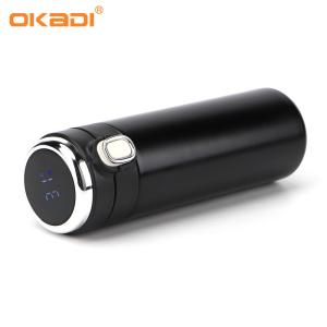 2021 Smart Water Bottle Led Digital Temperature Display Stainless Steel 500ml