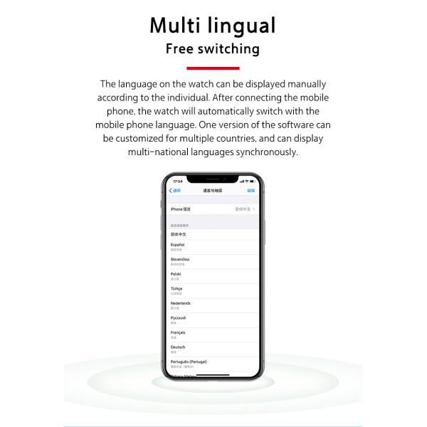T500+ 1.75 Inch Full Screen Smartwatch Bluetooth Calling