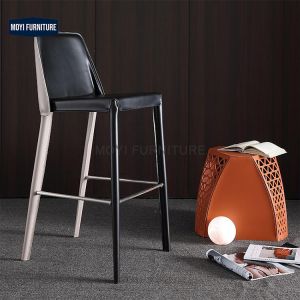 Modern Folded No Leather Barstools Custom Elegant Luxury Design Barstool