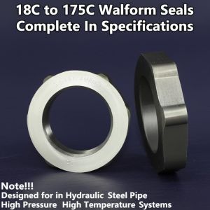 18C to 175C Walform Seals Complete In Specifications Designed for in Hydraulic Steel Pipe High Pressure High Temperature Systems