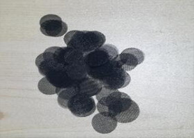 Ultra Thin Black Wire Cloth , Wire Mesh Hardware Cloth Low Carbon Steel