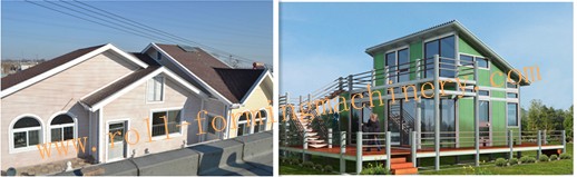 5.5 Kw Steel Metal Roof Roll Forming Machine With Manual , Decoiler Machine