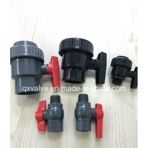 Buy M/F and F/F Connection Form PVC Union Ball Valve Suitable for Irrigation DIN Standard at wholesale prices