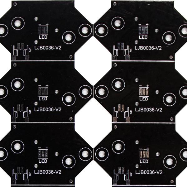2.0mm Black Solder Heavy Copper PCB Circuit Board For Wall Lamp