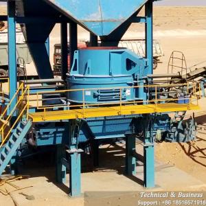 80 TPH VSI Sand Manufacturing Machine , Phosphate Sand Crushing Machine