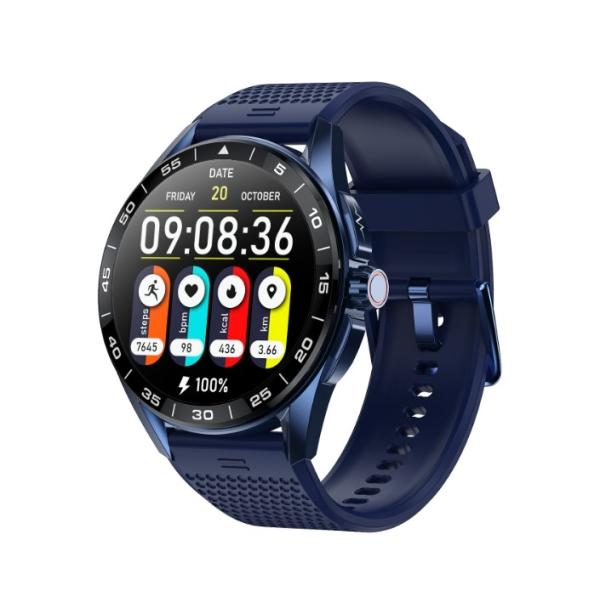 1.43'' Smart Watch Circle Shape Android Ip68 Ecg Body Temperature Advanced Chipset