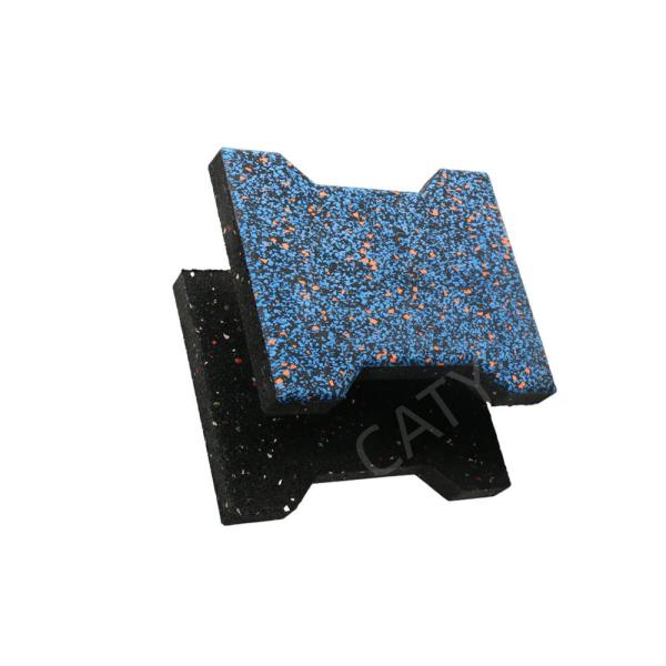Anti Slip Interlocking Rubber Bricks Durable , 200x160x120mm Exterior Rubber