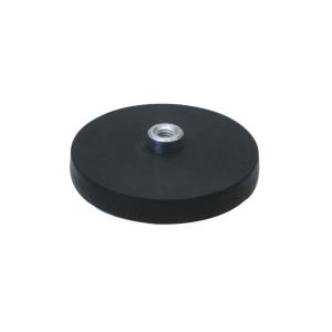 Round Base Pot Magnet with Rubber Cover