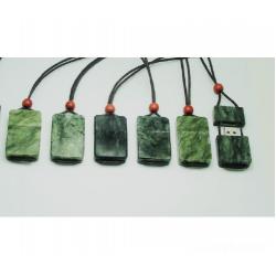China Customized USB flash drive in real jade stone material with logo attached string (MY-U270) for sale