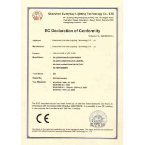Shenzhen Everyday Lighting Technology Co.,LTD Certifications