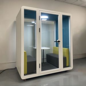 Soundproof Office Pod with 35dB Sound Insulation 7-Layer Acoustic Structure and