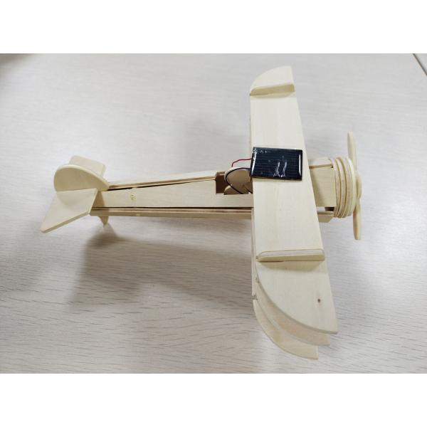 High Quality Airplane Kids Toys 2023 Solar Powered Wooden Educational Toys Solar Toy Juguetes for Kids
