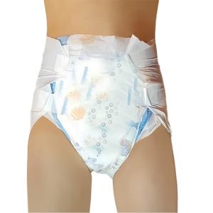 China Blue ADL Ultra Thick Unisex Adult Diapers With 3D Leakguard on sale