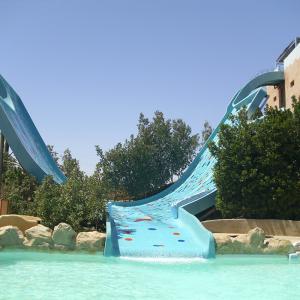 New Design Pool Water Park Fiberglass Swimming Pool and Aqua Park Combination Slide for Swimming Pool
