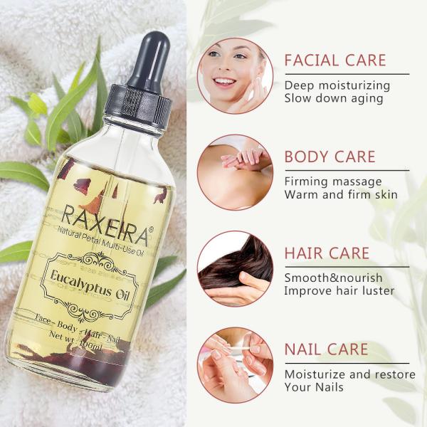 Organic Eucalyptus Skin Care Massage Oil For Female