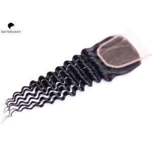 China Human Hair Natural Color Brazilian Virgin Remy Deep Wave Hair on sale