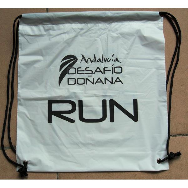 Double Shoulders Plastic Drawstring Backpack Bags For Travel / Swim / Run / Sports / Relaxation