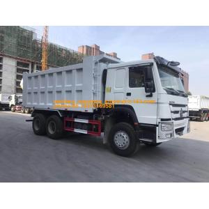 Euro4 Sino Howo Dump Truck 381hp 20M3 Front Lifting 6x4 10 Wheels Low Noise