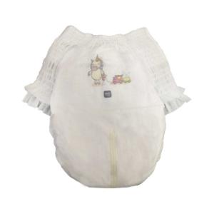 Silk Soft Film Backsheet Pull Up Baby Diaper Blue ADL Elastic Waist