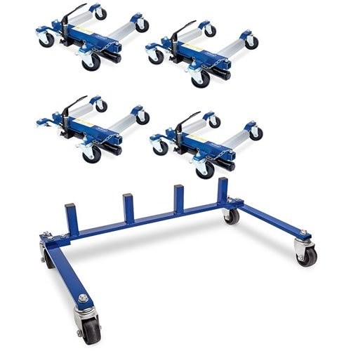 Buy Four Hydraulic 200 Lbs Vehicle Positioning Wheel Dolly at wholesale prices