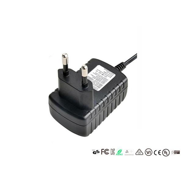 Black Color EN60601 12V 1A 12W Medical Power Supply Power Adapter