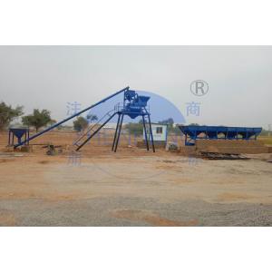 HZS50 Concrete Batching Plant With 3800mm Discharging Height, Cement Batching