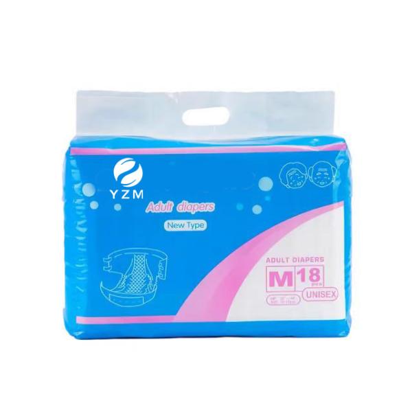 Buy Cotton Polyester Spandex OEM Adult Diapers For Elderly Adult Incontinence Tab Style Disposable Briefs at wholesale prices
