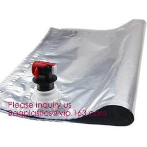 butterfly valve box bag/juice plastic BIB bag in box/wine dispenser made in