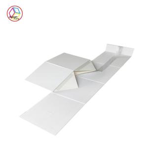 Cubic Foldable Ivory Board Cardboard Gift Boxes Matte Lamination