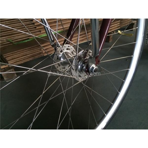 Retro Fixed Gear Bike Bicycle with Front Carrier Inner 3 Speed Road Bike To Be Ordered