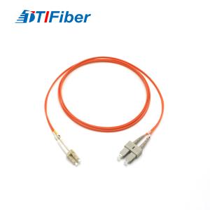 SC/UPC-LC/UPC Multimode OM1 OM2 Duplex 2.0/3.0 LSZH Fiber Optic Patchcord