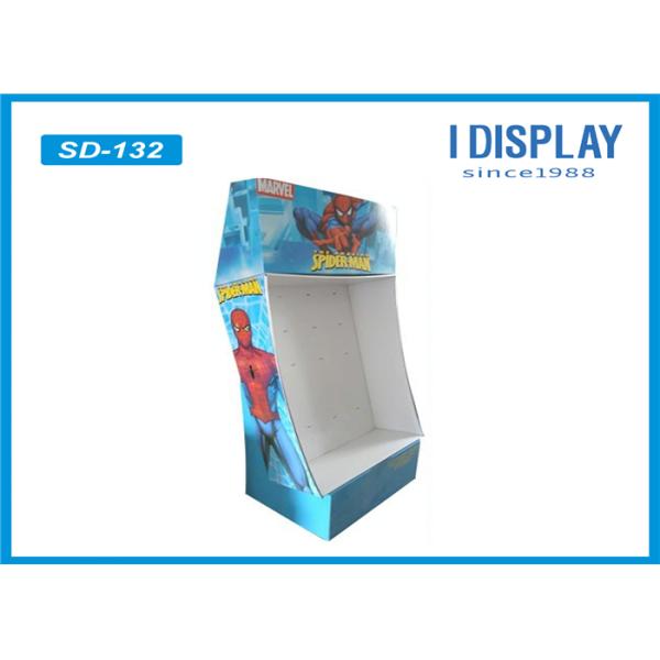 Custom Cardboard Hook Display Stands Offset Printing W40*D28*H85 Cm