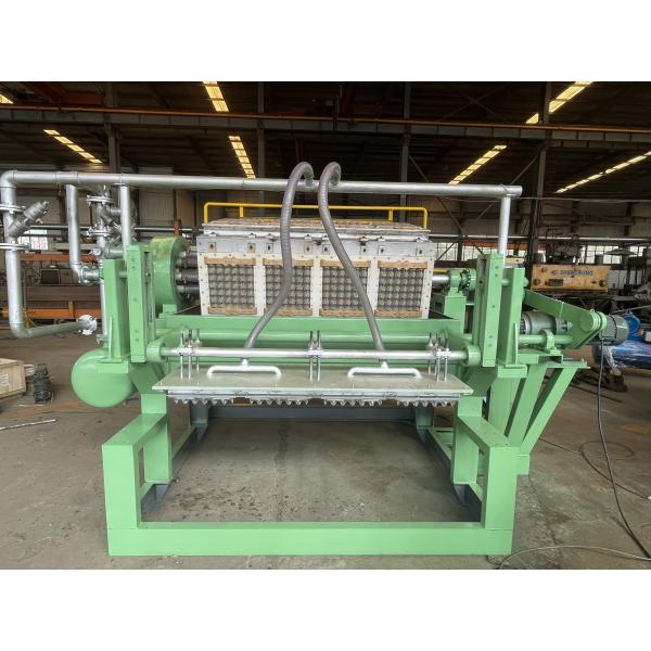4 Sides Rotary Paper Egg Tray Machine PLC Control and Plastic Mould Material for