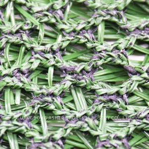 Indoor Hybrid Woven Artificial Football Pitches Carpet Type 12000 Dtex