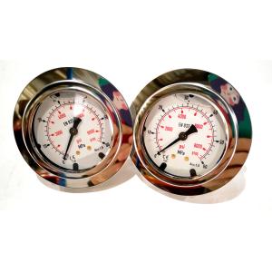 China Stainless Steel Concrete Pump Spare Parts Fuel Pressure Gauge For Concrete Pump on sale
